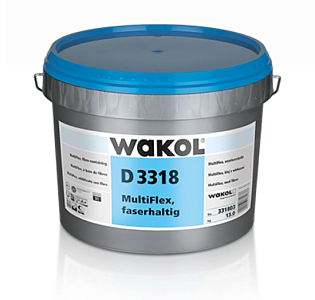 Walkol Клей Клей волокнистый для ПВХ-покрытий Walkol D3318 MultiFlex, 6 кг.